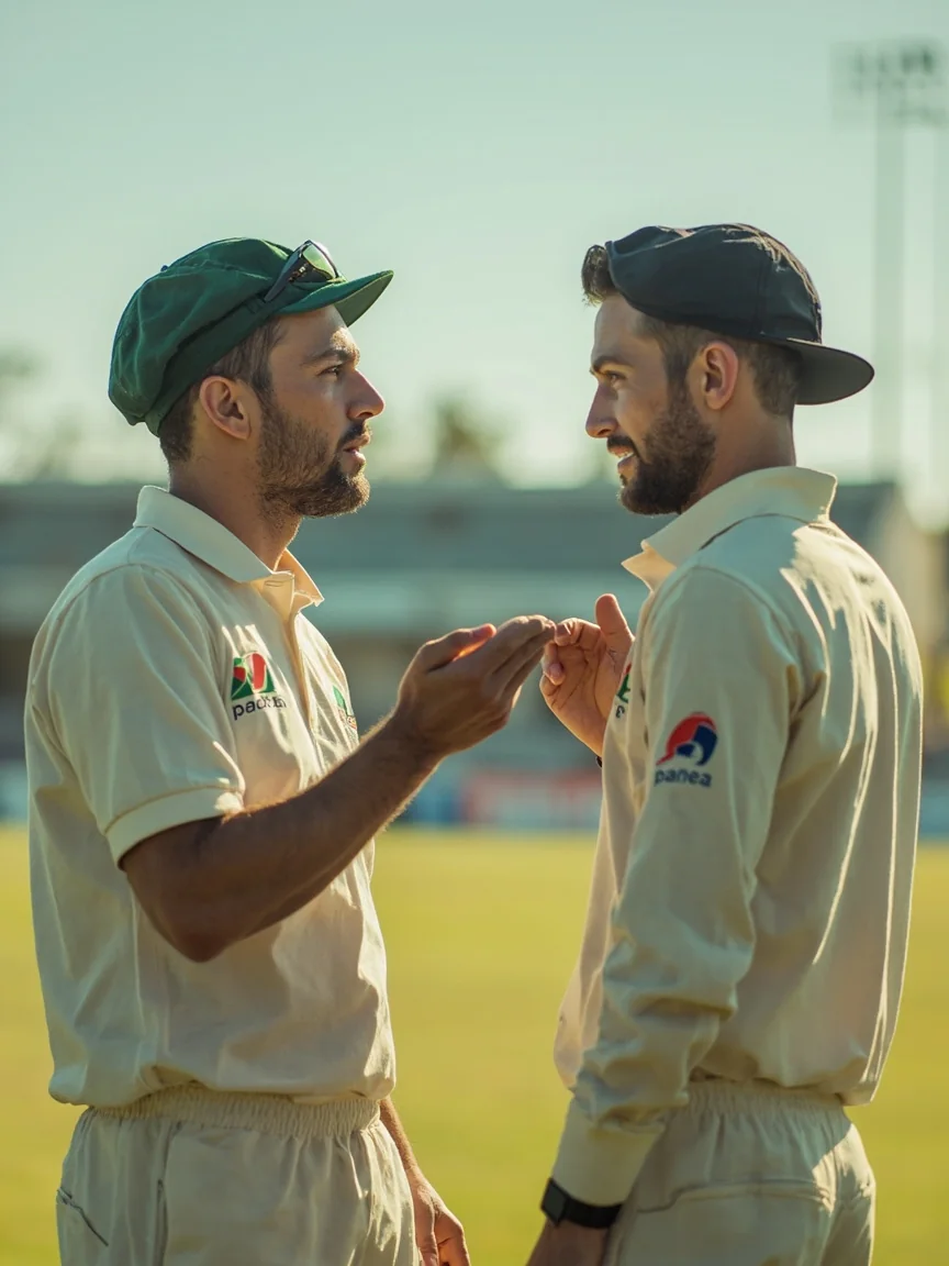 Cricket bat and ball still life